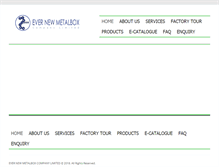 Tablet Screenshot of evernew.com.hk